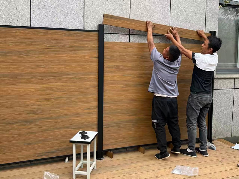 共挤塑木围栏安装步骤