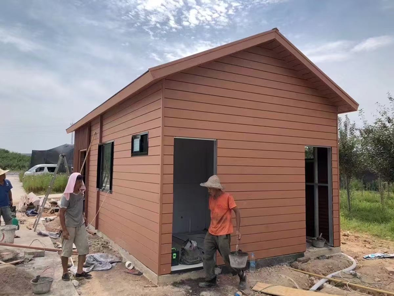定制塑木外墙板，防水防潮经久耐用